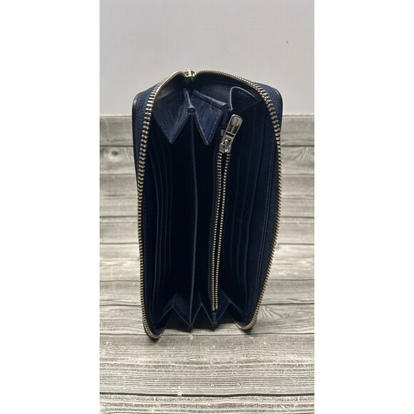 Coach Edie 31 Leather Shoulder Bag in Floral Rivets Navy Blue Handbag & Wallet - Picture 11 of 11